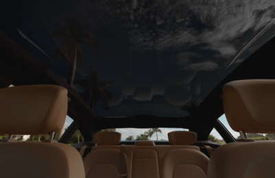 夏天全景天幕太晒？别再车内打伞了，EC智能调光技术给出解决方案