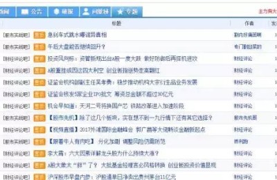 股票软件论坛(炒股软件论坛)